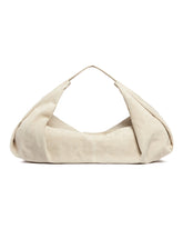 Large Beige Shell Shoulder Bag | PDP | Antonia