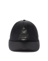 Black Leather Baseball Cap | PDP | dAgency