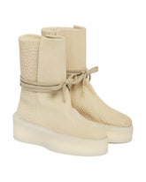 Beige Leather Native Boots - Women | PLP | Antonia