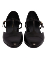 Black T-Strap Ballerinas | PDP | Antonia