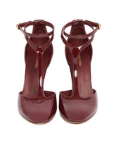 Burgundy T-Strap Decollete | PDP | Antonia