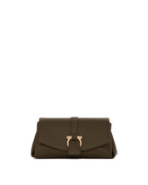 Green Leather Shoulder Bag - FERRAGAMO WOMEN | PLP | Antonia