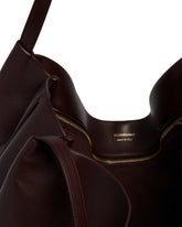 Tote Bag In Pelle Bordeaux | PDP | Antonia