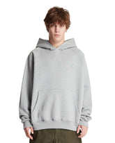 Gray Cotton Logo Hoodie - Men's sweatshirts | PLP | Antonia