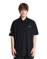 T-Shirt Polo Nera Con Logo - FILA+ MEN | PLP | Antonia