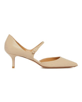 Beige Leather R1P960 Pumps | PDP | Antonia