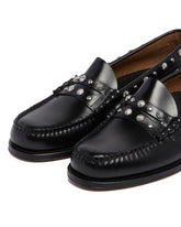 Black Weejuns Penny Stud Moccasins | PDP | Antonia