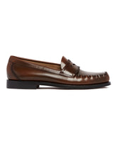 Brown Weejuns Logan Loafers | PDP | Antonia