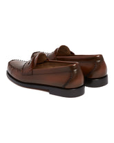 Brown Weejuns Logan Loafers | PDP | Antonia