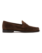 Brown Suede Loafers | PDP | Antonia