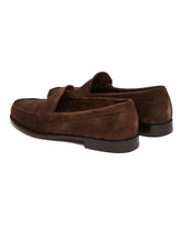 Brown Suede Loafers | PDP | Antonia