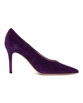 Decollete in Suede Viola | PDP | Antonia