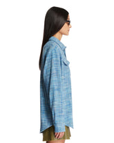 Camicia In Cashmere Blu Space-dye | PDP | Antonia