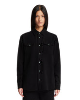 Black Cashmere Shirt - Women's clothing | PLP | Antonia