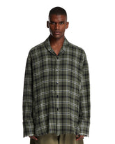 Green Checkered Cotton Shirt | PDP | Antonia