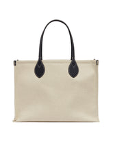 Tote Beige Con Logo | PDP | Antonia