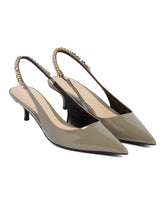 Gray Signoria Slingback Pumps | PDP | Antonia