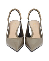 Gray Signoria Slingback Pumps | PDP | Antonia