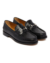 Black GG Loafers With Horsebit | PDP | dAgency