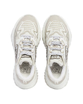 White and Gray Ripple Mesh Sneakers - GUCCI | PLP | Antonia