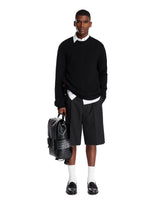 Black Cashmere Sweater<BR/><BR/> - Men's knitwear | PLP | Antonia