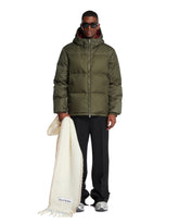 Green GG Pattern Puffer Jacket - Men | PLP | Antonia