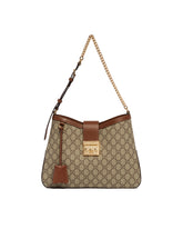 Beige Padlock GG Medium Bag | PDP | Antonia