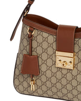 Beige Padlock GG Medium Bag | PDP | Antonia