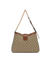 Beige Padlock GG Medium Bag | PDP | Antonia