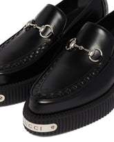 Black Horsebit Creeper Loafers | PDP | Antonia