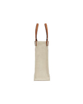 Beige Logoed Bag | PDP | Antonia