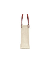 Beige Logoed Bag | PDP | Antonia