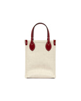 Beige Logoed Bag | PDP | Antonia