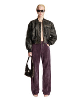 Purple Corduroy Cotton Pants - Women's trousers | PLP | dAgency