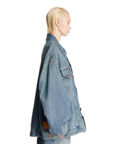 Giacca Blu In Denim Oversize | PDP | Antonia