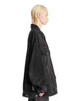 Black Oversize Denim Jacket | PDP | Antonia