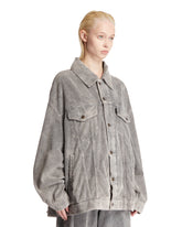 Gray Cotton Corduroy Jacket | PDP | Antonia