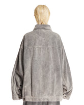 Gray Cotton Corduroy Jacket | PDP | Antonia