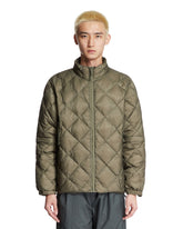 Green Down Zip Jacket | PDP | Antonia