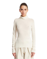 White Wool Turtleneck Sweater - HOLZWEILER DONNA | PLP | dAgency