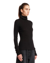Black Wool Turtleneck Sweater | PDP | dAgency