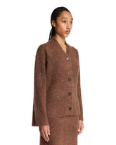 Brown Alpaca Cardigan | PDP | Antonia