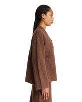 Brown Alpaca Cardigan | PDP | Antonia