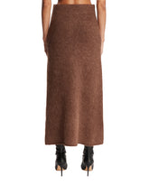 Brown Fure Midi Skirt | PDP | Antonia