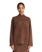 Brown Fure Sweater - Women's knitwear | PLP | Antonia