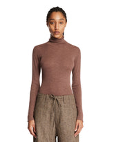 Light Brown Sara Turtleneck Sweater - HOLZWEILER | PLP | Antonia