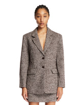 Brown Houndstooth Emi Blazer - HOLZWEILER | PLP | Antonia