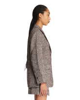 Brown Houndstooth Emi Blazer | PDP | Antonia