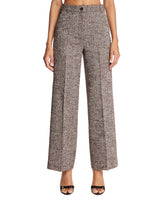 Brown Houndstooth Emi Trousers | PDP | Antonia