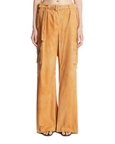 Beige Wide Leg Trousers - JACOB LEE WOMEN | PLP | Antonia